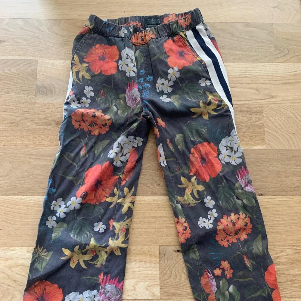Mother Designer Floral Pattern Flowy Pants – Excellent Condition